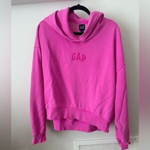 GAP Women's Bright Pink Hoodie